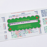 Mahjong Line Finder Tool for Standard and Large Size NMJL Cards - Green - Pages & Parcels