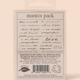Mantra Temporary Tattoo Pack - Pages & Parcels