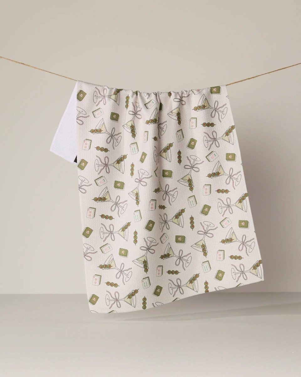 Martini Tiles Tea Towel - Pages & Parcels