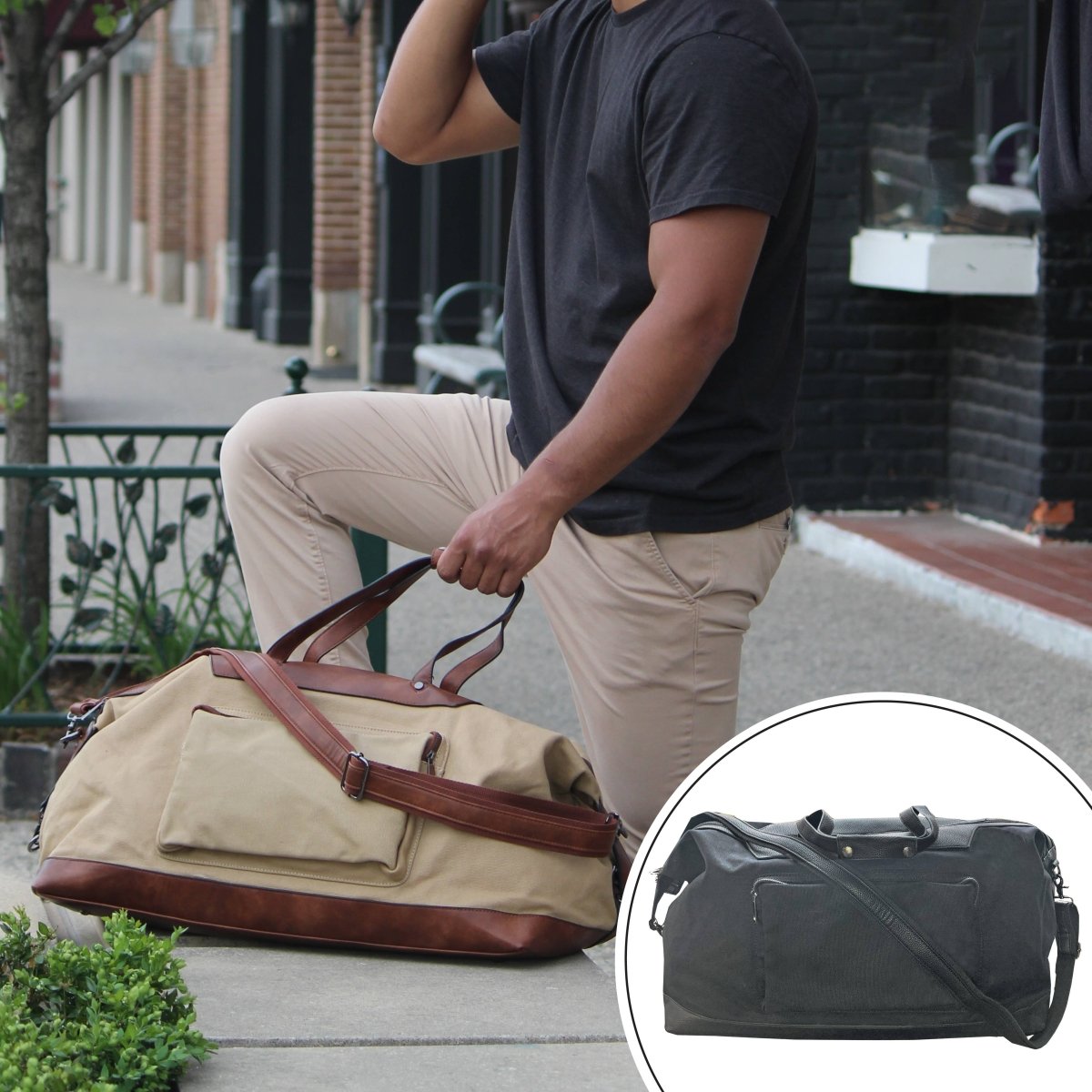 Men's Canvas Weekender - Pages & Parcels