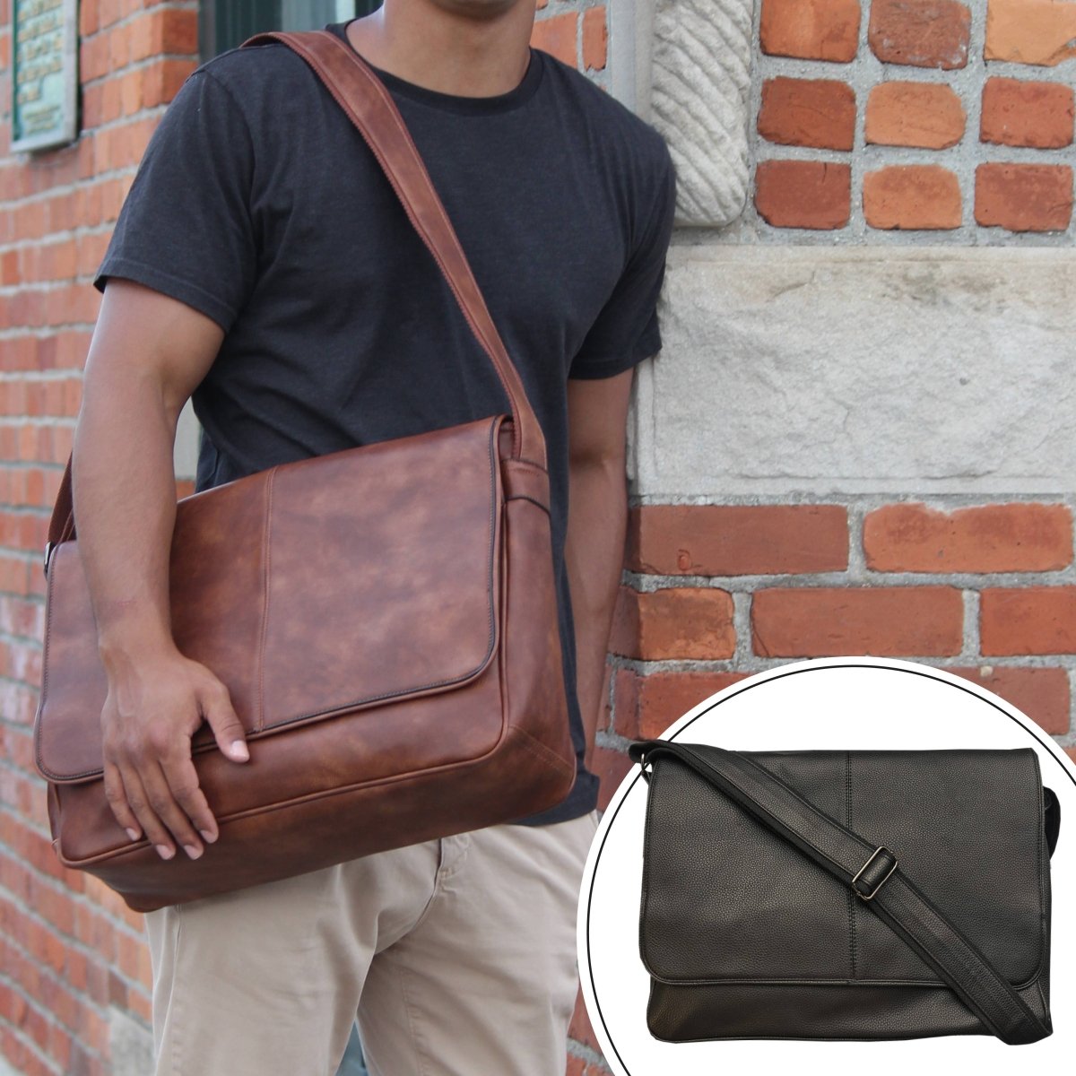 Men's Messenger Bag - Pages & Parcels
