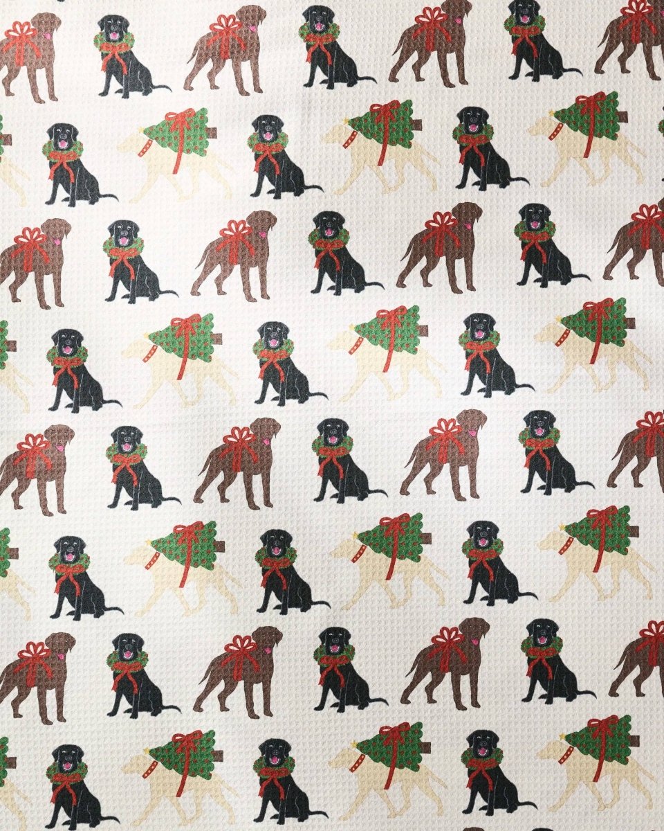 Merry Labs Dog Towel Holiday 2026 - Pages & Parcels