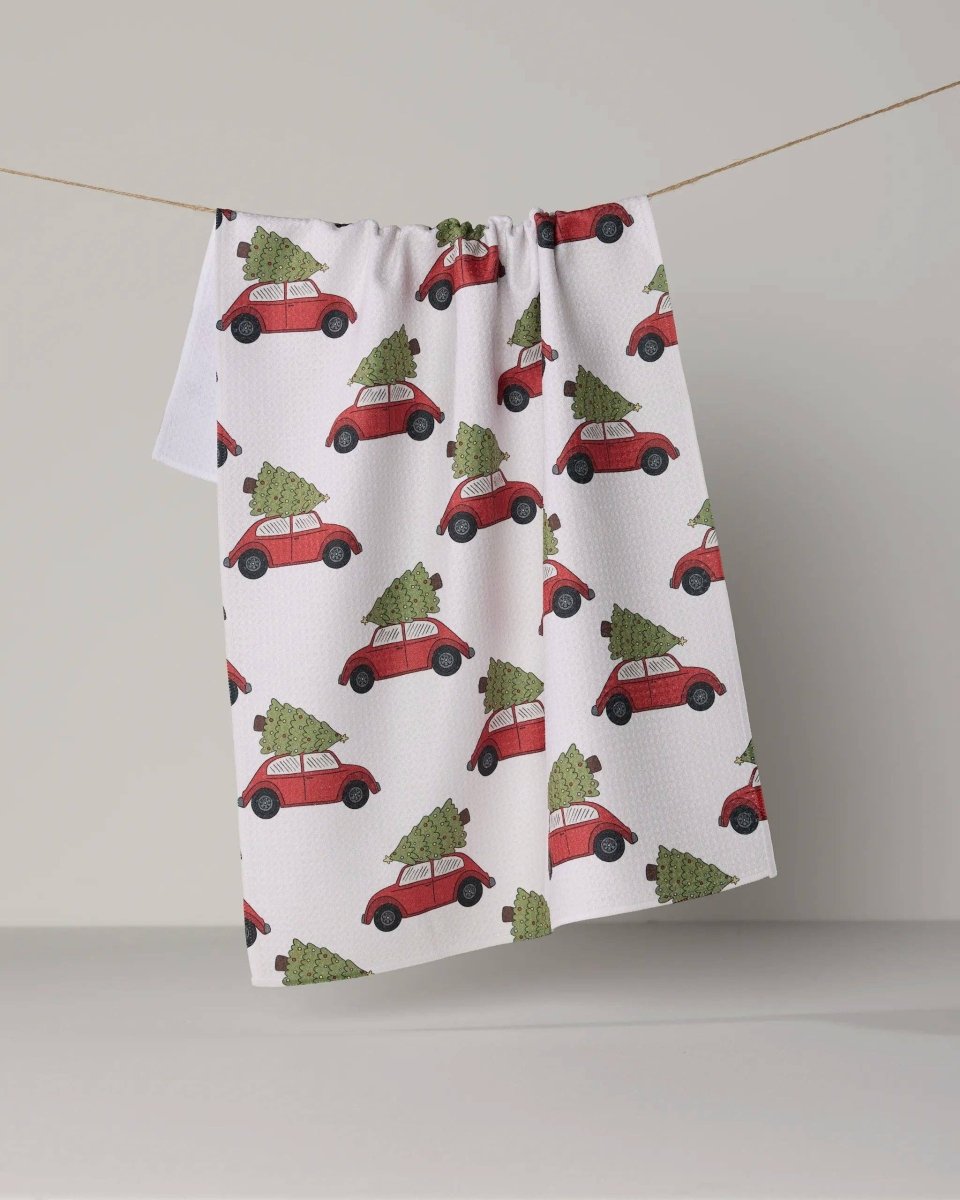 Merry Miles Tea Towel - Holiday 2026 - Pages & Parcels