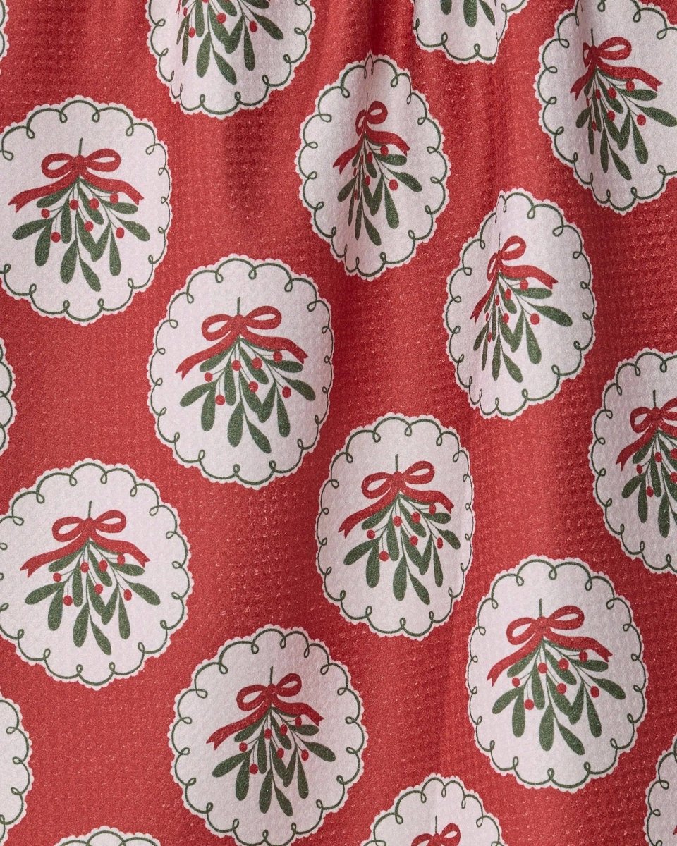 Merry Mistletoe Tea Towel - Holiday 2026 - Pages & Parcels