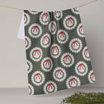 Merry Wreaths Tea Towel - Holiday 2026 - Pages & Parcels