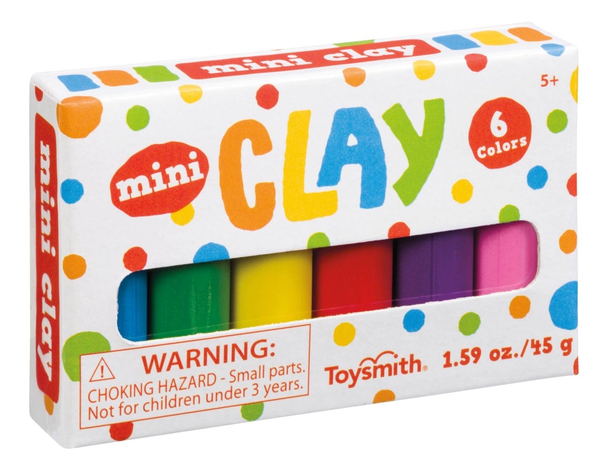 Mini Clay, 6 Vibrant Colors, Display of 72 - Pages & Parcels
