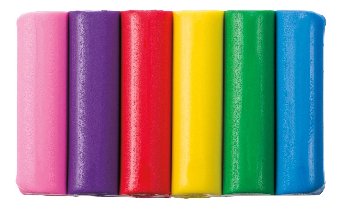 Mini Clay, 6 Vibrant Colors, Display of 72 - Pages & Parcels