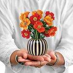 Mini French Poppies (10 Pop - up Greeting Cards) - Pages & Parcels
