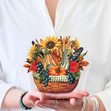 Mini Golden Harvest (10 Mini Pop - up Greeting Cards) - Pages & Parcels