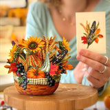 Mini Golden Harvest (10 Mini Pop - up Greeting Cards) - Pages & Parcels