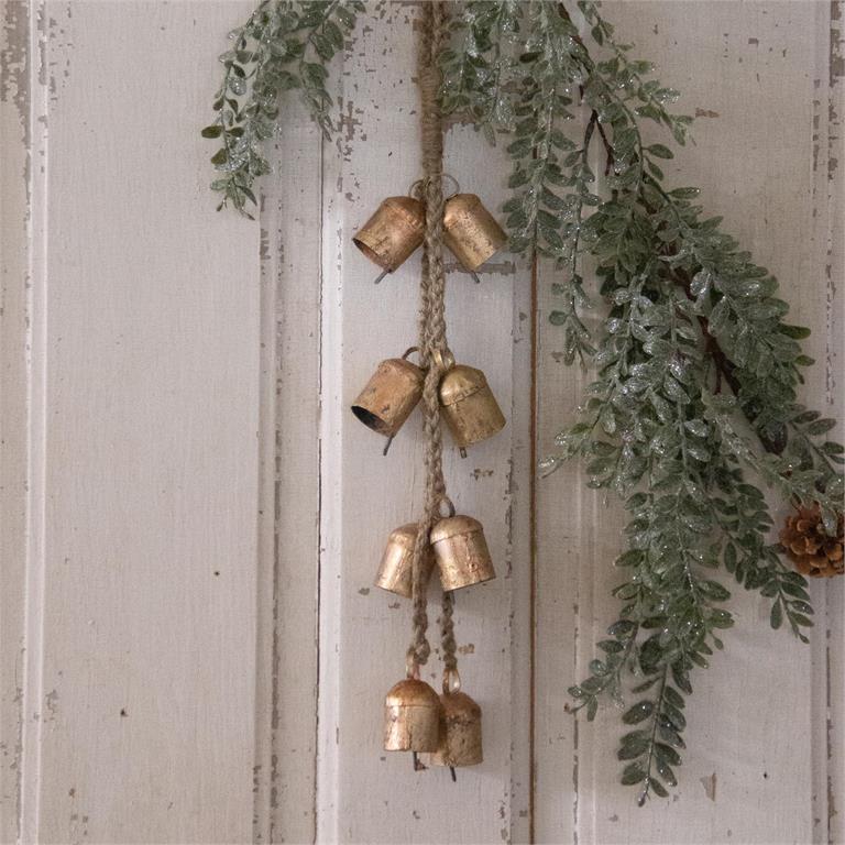 Mini Hanging Brass Bells, Sm - Pages & Parcels