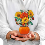 Mini Pumpkin Harvest (10 Pop - up Greeting Cards) - Pages & Parcels