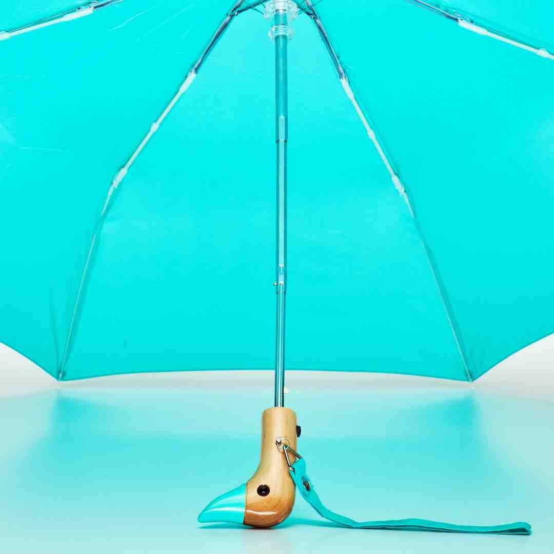 Mint Compact Eco - Friendly Wind Resistant Duckhead Umbrella - Pages & Parcels
