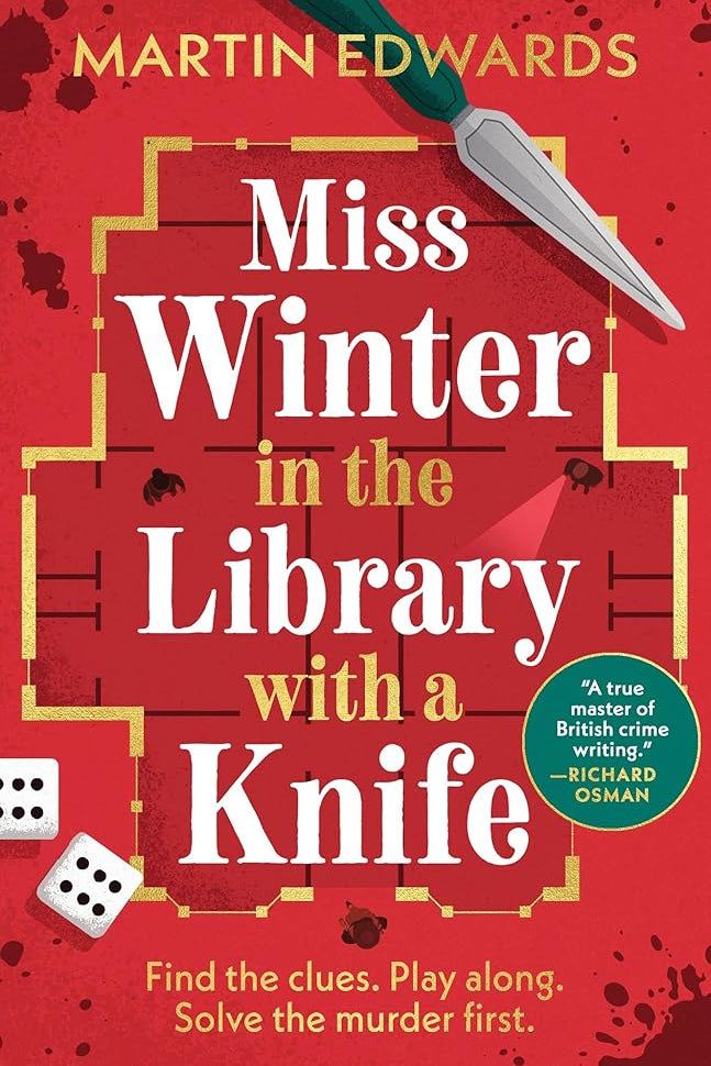 Miss Winter in the Library with a Knife cover image