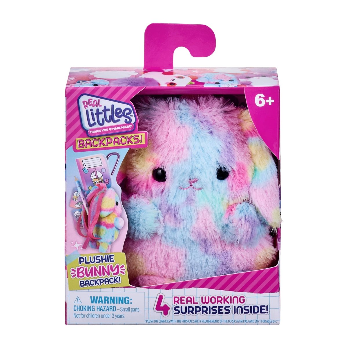Moose Toys Real Littles Backpacks - Plushie Pet Backpack - Pages & Parcels