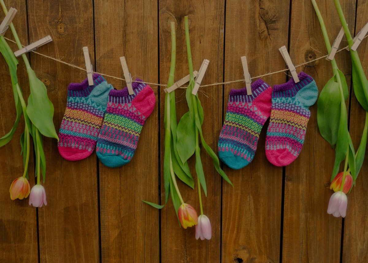 Morning Glory Ankle Socks | Sustainably Made No - Show Sock  - Pages & Parcels