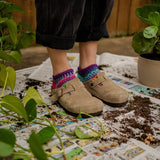Morning Glory Ankle Socks | Sustainably Made No - Show Sock  - Pages & Parcels