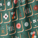 Moss Tile Toss Tea Towel - Pages & Parcels