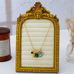 Multicolor Crystal Cluster Pendant Necklace - Pages & Parcels