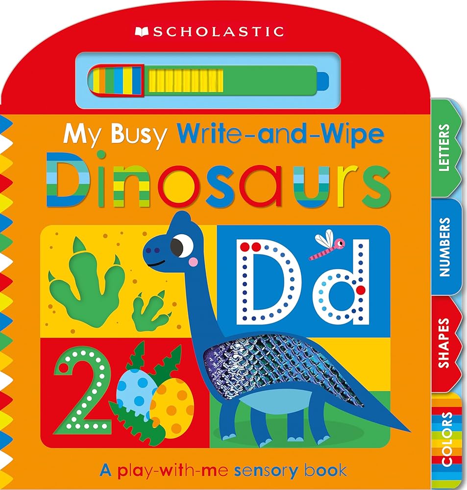 My Busy Write-and-Wipe: Dinosaurs (Scholastic Early Learners) cover image