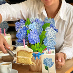 Nantucket Hydrangeas (8 Pop - up Greeting Cards) - Pages & Parcels