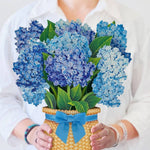 Nantucket Hydrangeas (8 Pop - up Greeting Cards) - Pages & Parcels