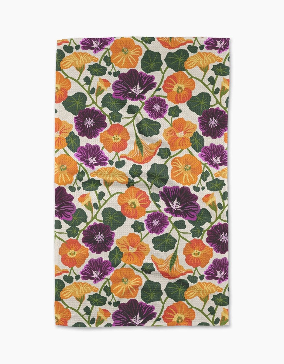 Nasturtium Garden Tea Towel - Pages & Parcels