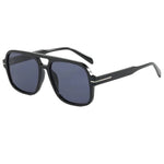 Oversized aviator sunglasses with a soft-cloth case