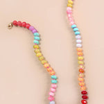 Natural Agate Glass Bead Necklace - Pages & Parcels