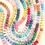 Natural Agate Glass Bead Necklace - Pages & Parcels