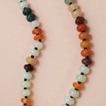 Natural Agate Glass Bead Necklace - Pages & Parcels