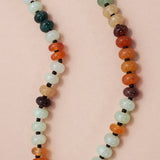 Natural Agate Glass Bead Necklace - Pages & Parcels