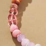Natural Agate Glass Bead Necklace - Pages & Parcels