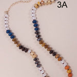 Natural Agate Glass Bead Necklace - Pages & Parcels