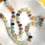 Natural Stone Charm Spring Clasp Necklace - Pages & Parcels