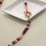 Natural Stone Charm Spring Clasp Necklace - Pages & Parcels