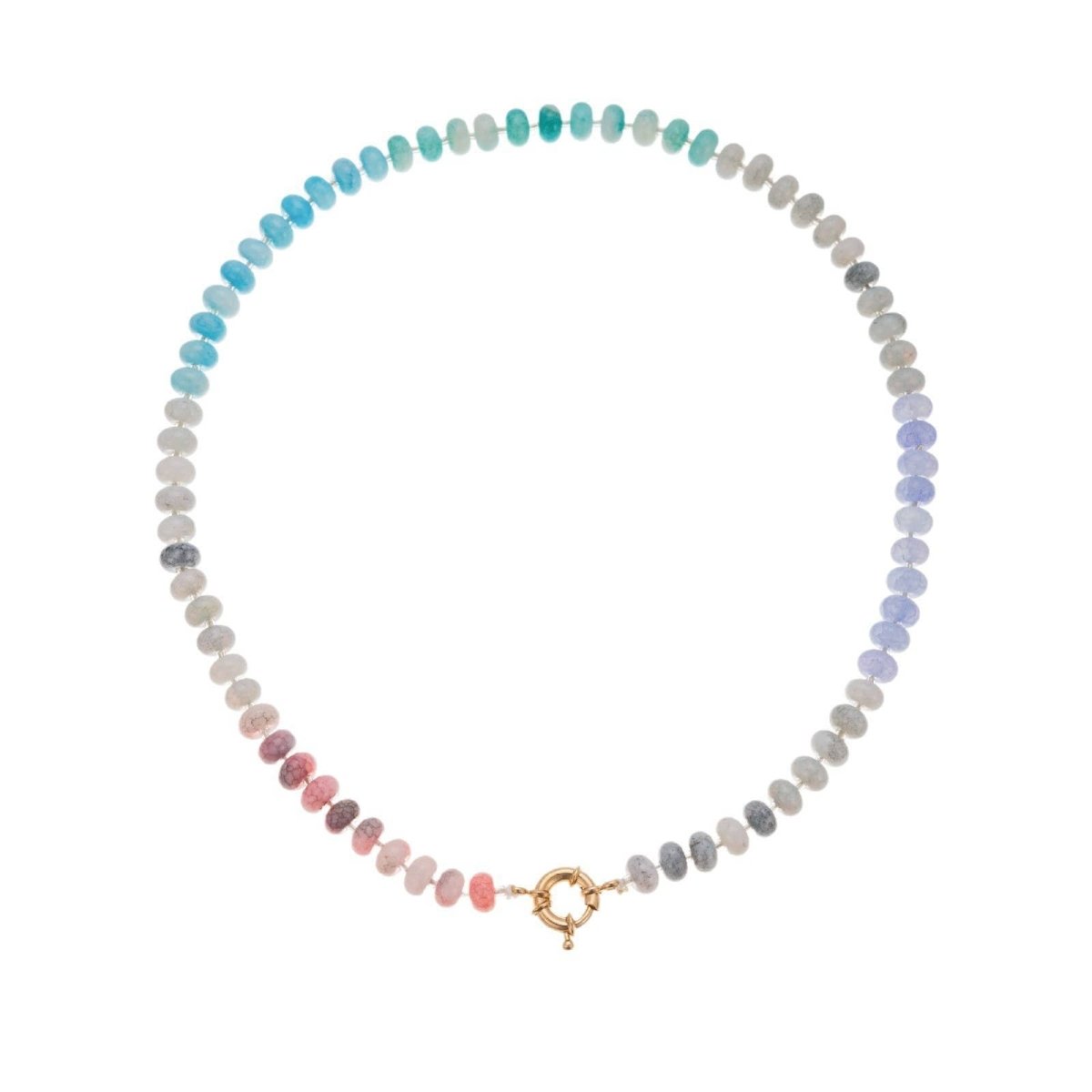 Natural Stone & Pearl Mixed Necklace - Pages & Parcels