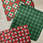 Noel Plaid Dishcloth Set - Holiday 2026 - Pages & Parcels