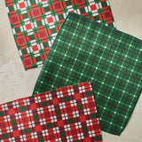 Noel Plaid Dishcloth Set - Holiday 2026 - Pages & Parcels