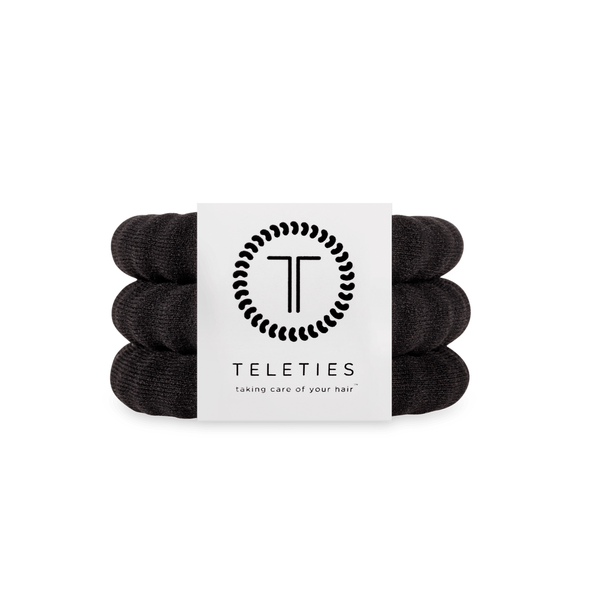 Nylon Hair Ties | Large | Jet Black - Pages & Parcels