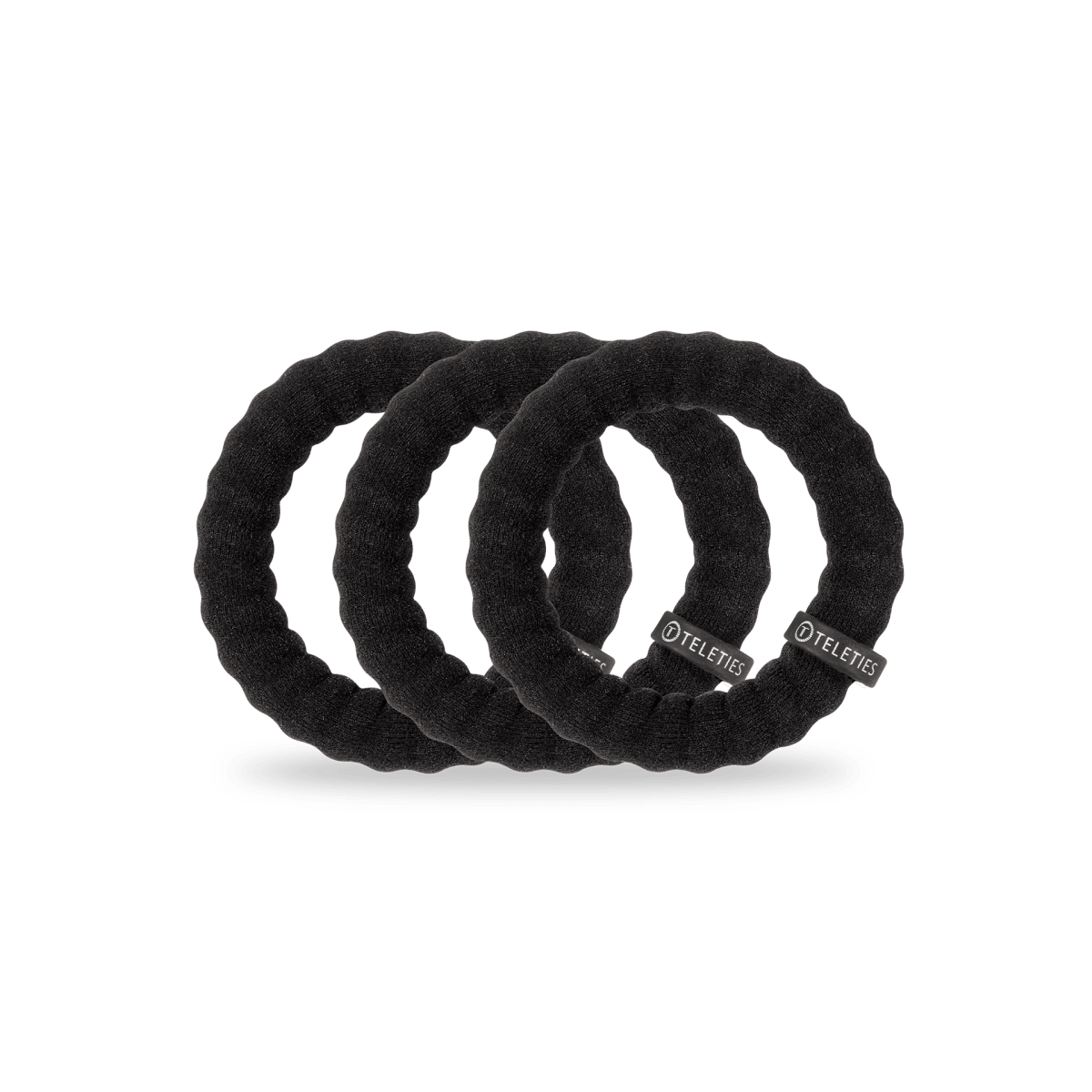Nylon Hair Ties | Large | Jet Black - Pages & Parcels