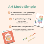 Ocean Animals Paint by Number Kit for Kids | Breathe People - Pages & Parcels