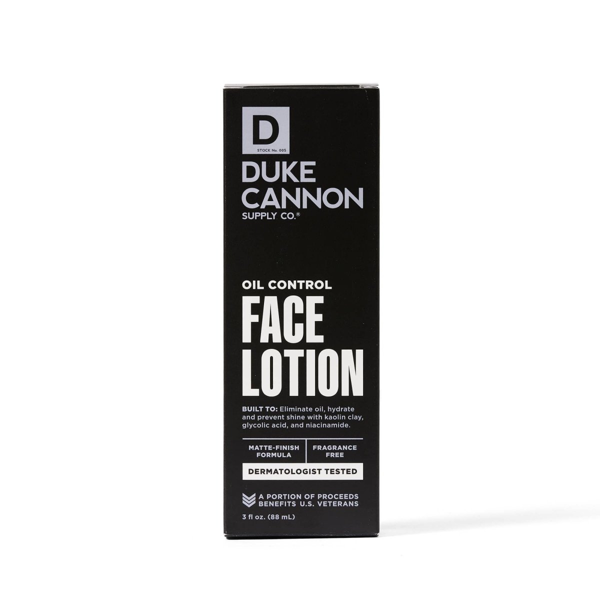 Oil Control Face Lotion | Duke Cannon - Pages & Parcels