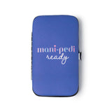 Olivia Moss Mani Pedi Ready manicure kit with nail tools in a travel case