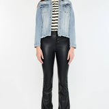 OPEN PACK FRAYED HEM TRUCKER JACKET | Kan Can - Pages & Parcels