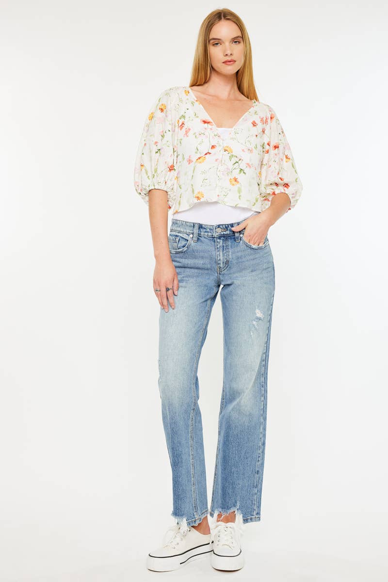 OPEN PACK MID RISE TRUE STRAIGHT JEANS - KC9421M | Kan Can - Pages & Parcels