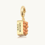 Orange Crate Charm - Pages & Parcels