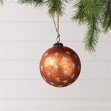 Ornament - Rust Etched Glass Stars - Pages & Parcels