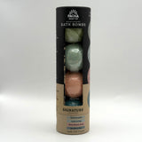 Pacha Soap Co signature bath bombs in a cylindrical packaging on a white background