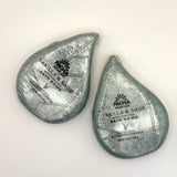 Vanilla & Sage bath bombs from Pacha Soap Co on a white background